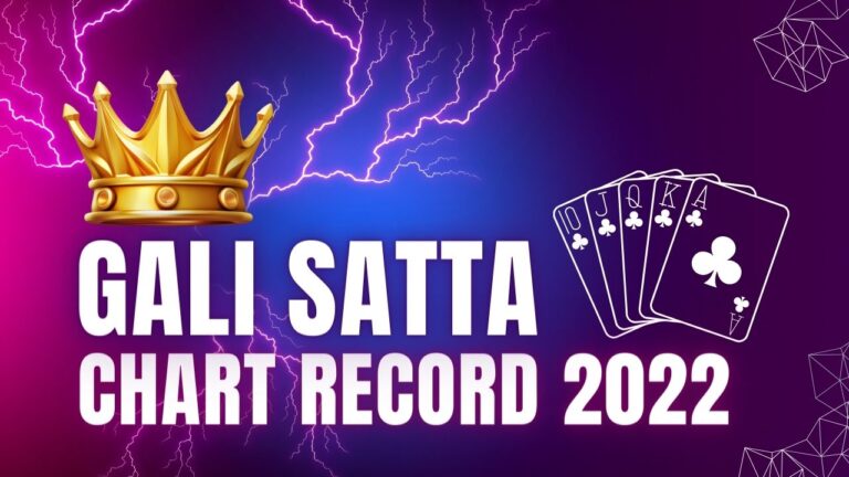 Gali Satta Chart Record 2022